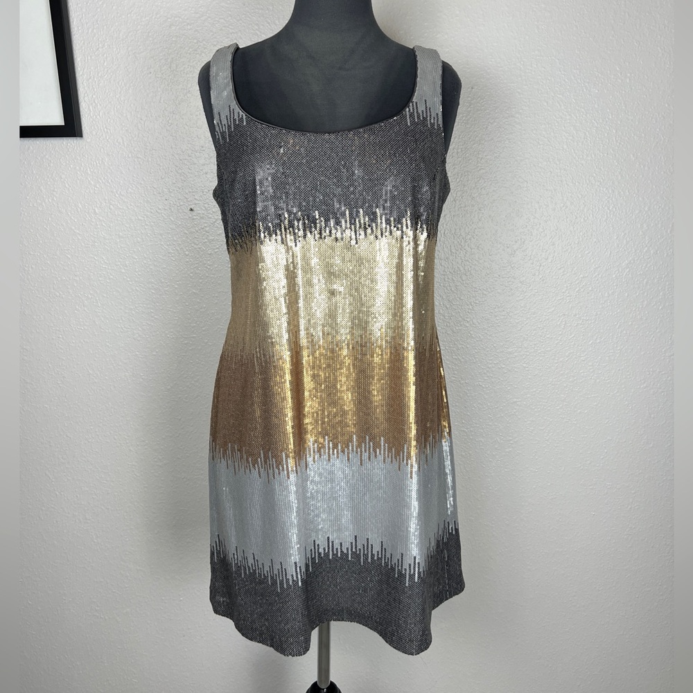 Maggy London Ombre sequin dress